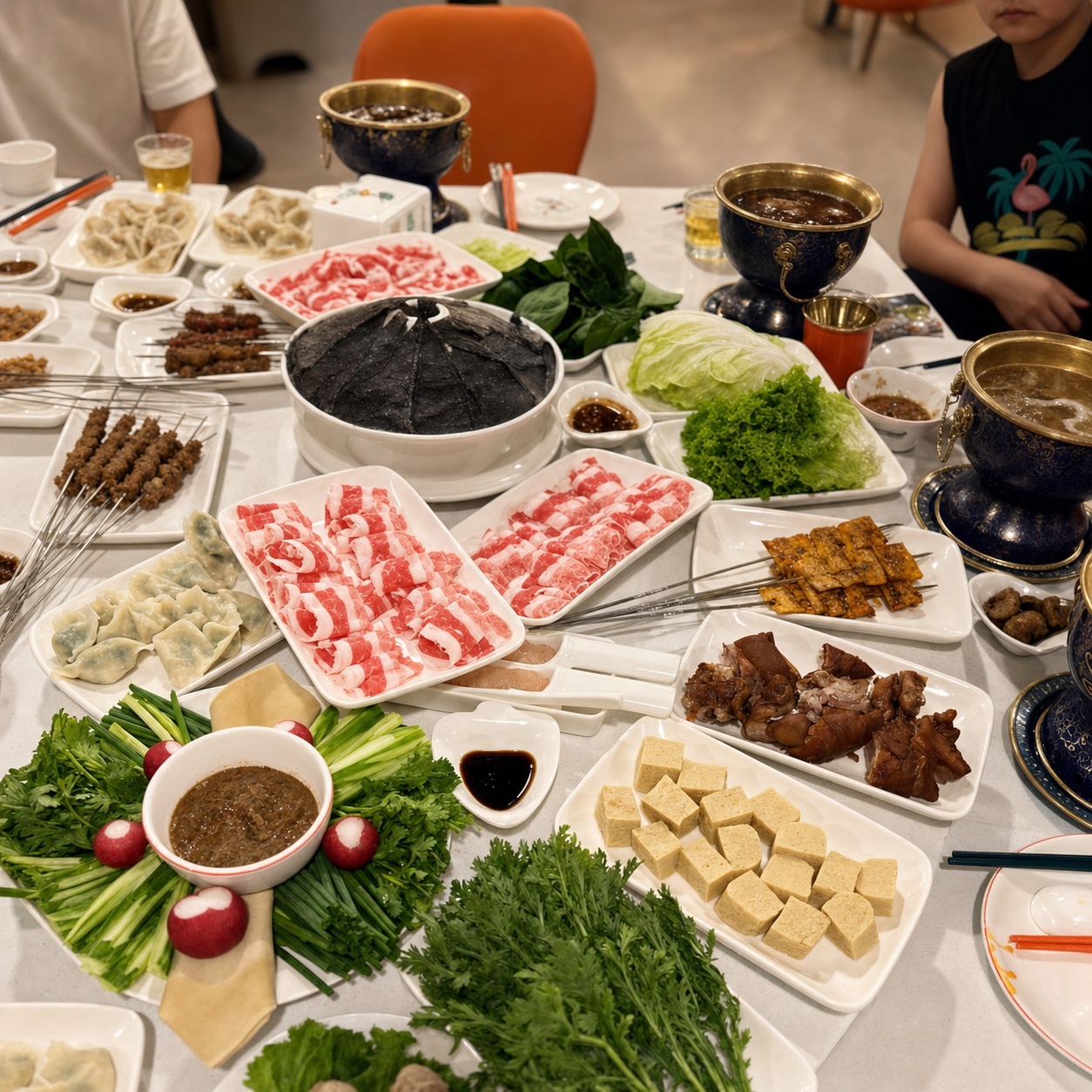 铜锅涮肉